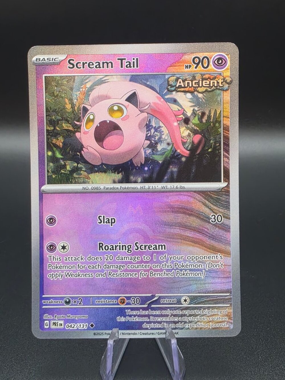Scream Tail (Master Ball Pattern) Holo SV: Prismatic Evolutions 042/131 NM